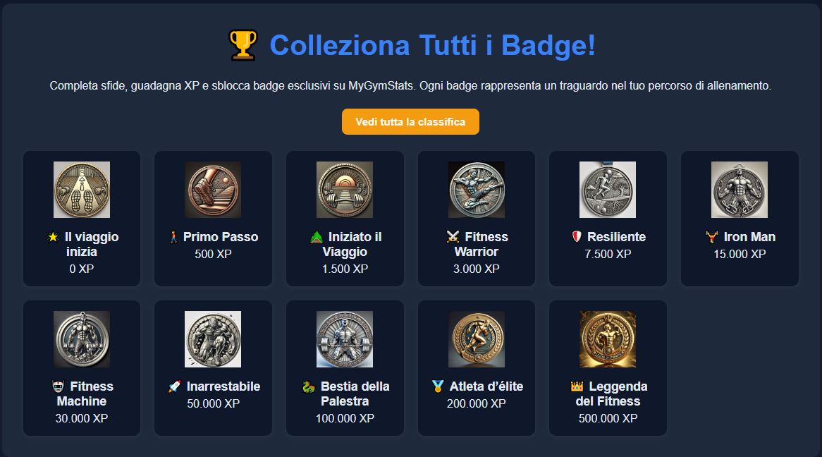 Pagina Badge - Sito Web Portfolio